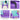 R for Rabbit Jelly Bean 3 In 1 Multi - Functional Kids Chair - Green Purple - Multi functional Chair