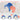 R for Rabbit Jelly Bean 3 In 1 Multi - Functional Kids Chair - Orange Blue - Multi functional Chair