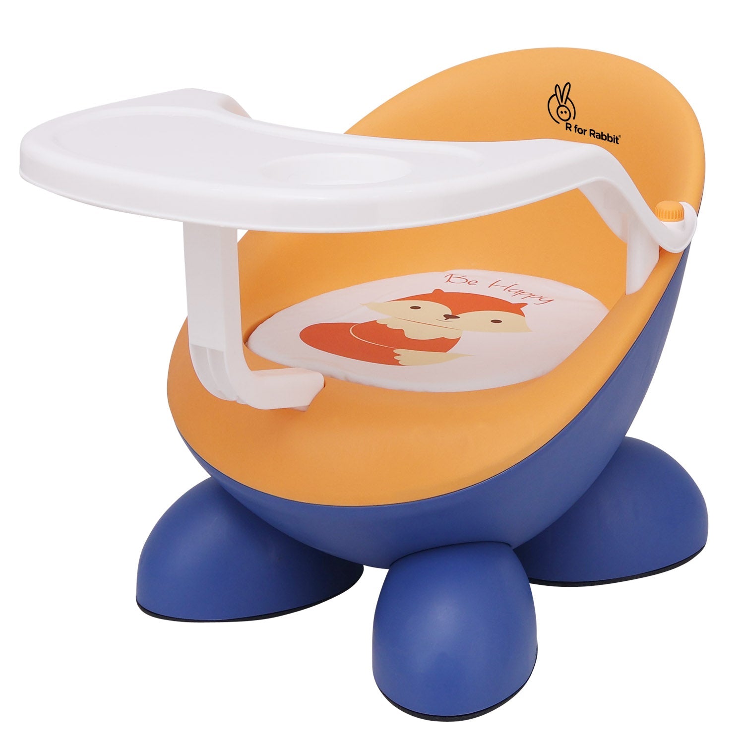 R for Rabbit Jelly Bean Fab Furniture Blue Orange Furniture - Chair