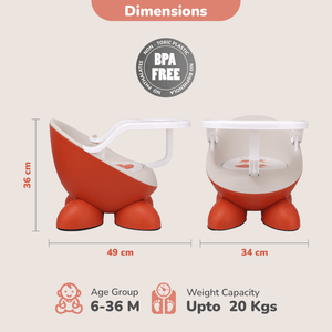 R for Rabbit Jelly Bean Fab Furniture Orange Cream Furniture - Chair