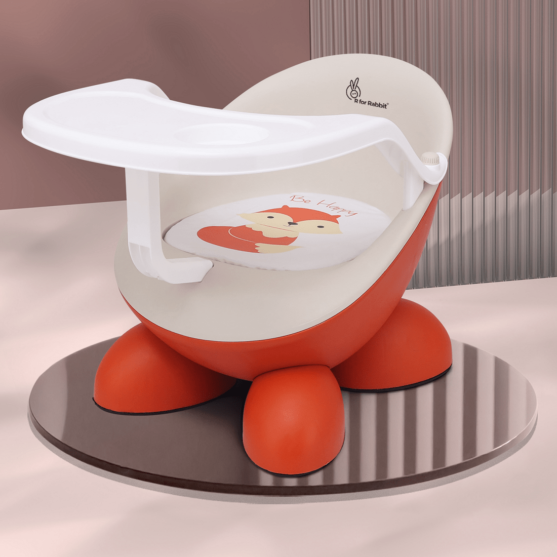 R for Rabbit Jelly Bean Fab Furniture Orange Cream Furniture - Chair