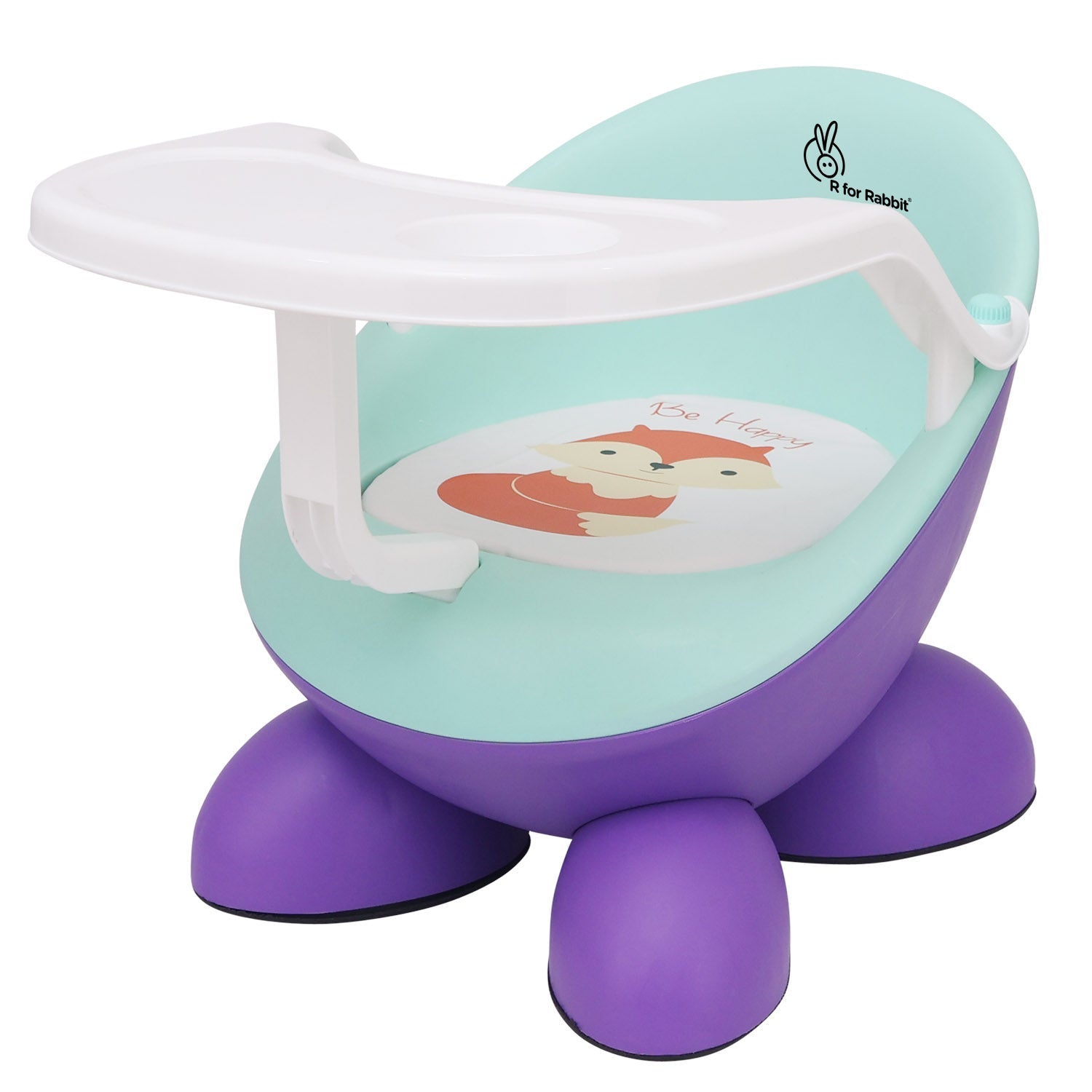 R for Rabbit Jelly Bean Fab Furniture Purple Green Furniture - Chair