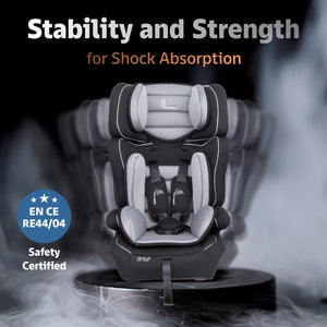 R for Rabbit Jumping Jack Grand Baby Car Seat - Black Grey - CSJJBG3