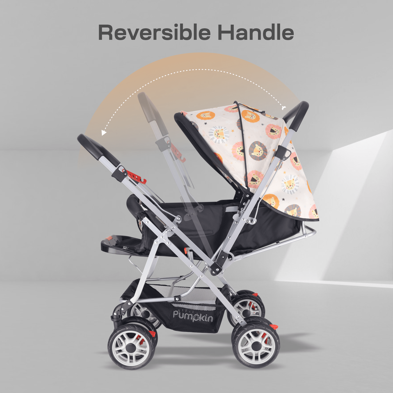 R for Rabbit Kiddie Kingdom Stroller - Black Safari Stroller