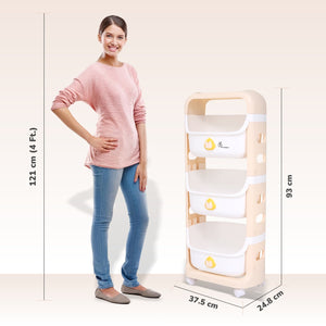 R for Rabbit Kiddo Korner Frosty - 37.5 cms (L) X 24.8 cms (B) X 93 cms(H) Organiser