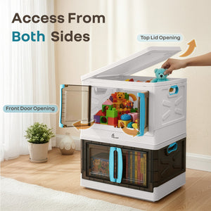 R for Rabbit Kiddo Korner Pod Kids Storage Organizer Set of 2 – 20L Each - Organiser