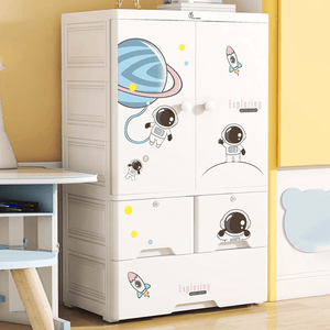 R for Rabbit Kiddo Korner Stellar - Astro White - 65 (L) X 38 (B) X 113 (H) Organiser