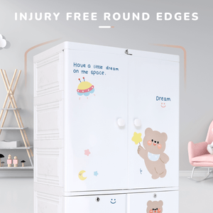 R for Rabbit Kiddo Korner Stellar - Astro White - 65 (L) X 38 (B) X 113 (H) Organiser