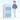 R for Rabbit Kiddo Korner Teddy - Blue White - 44.7 cms(L) X 38 cms (B) X 89 cms (H) Organiser