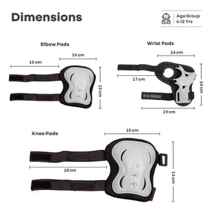 R for Rabbit Kids Knee, Elbow & Wrist Guard Set - Safety