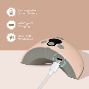 R for Rabbit Lactella Bliss Breast Pump for Moms - Peach - Breast Pump