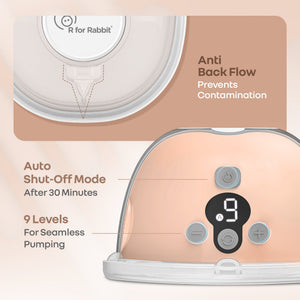 R for Rabbit Lactella Bliss Breast Pump for Moms - Peach - Breast Pump