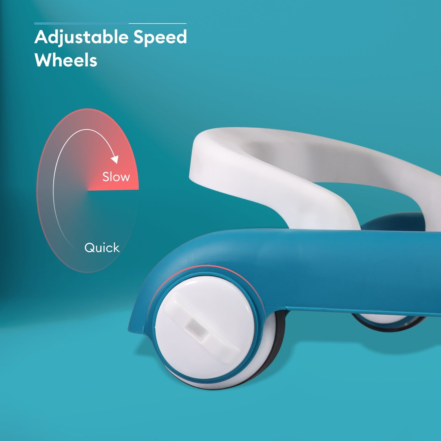 R for Rabbit Little Feet - Blue - Baby Walker