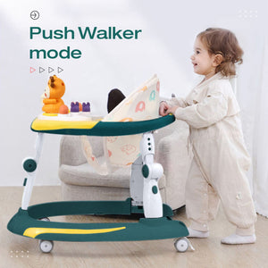 R for Rabbit Little Feet Plus Baby Walker Green Yellow Baby Gear - Baby Walker