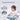 R for Rabbit Little Feet Plus - Blue - Baby Walker