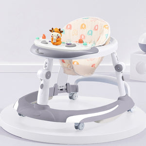R for Rabbit Little Feet Plus Walker 2 - in - 1 with Music & Light - 64 X 15 X 74 cm Baby Walker