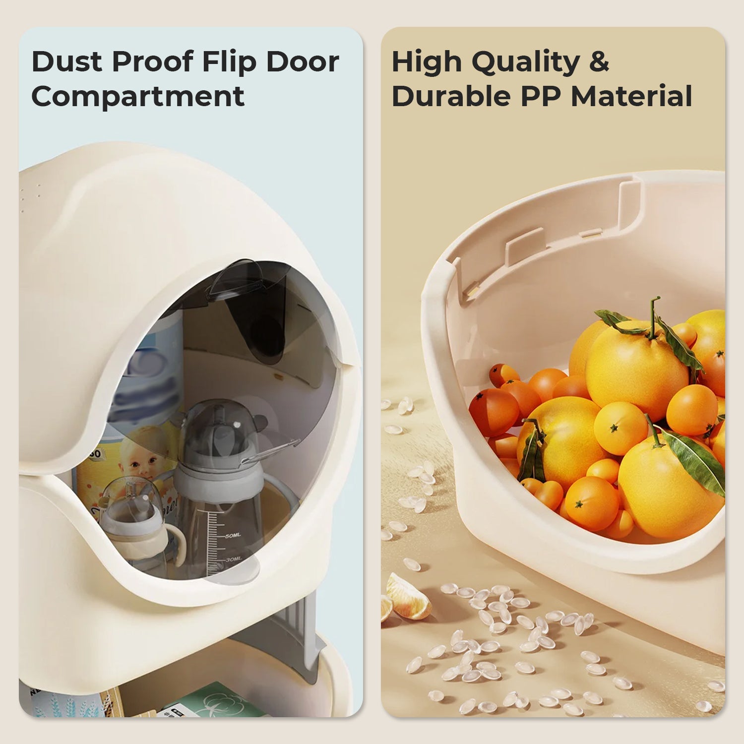 R for Rabbit Little Genius Astro Nursery Organizers and Cupboards White Grey Furniture - Organizer