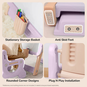 R for Rabbit Little Genius Candy Duo Activity Set - Board & Chair