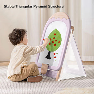 R for Rabbit Little Genius Candy- Set of Board & Chair- Purple - Writing Board