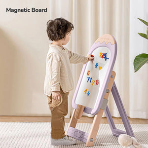 R for Rabbit Little Genius Candy- Set of Board & Chair- Purple - Writing Board