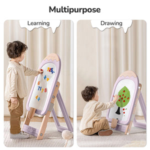 R for Rabbit Little Genius Candy- Set of Board & Chair- Purple - Writing Board