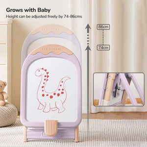 R for Rabbit Little Genius Candy- Set of Board & Chair- Purple - Writing Board