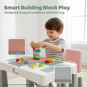 R for Rabbit Little Genius Learner Neo Kids Table & Chair Set (3–7 Years) - Baby Furniture