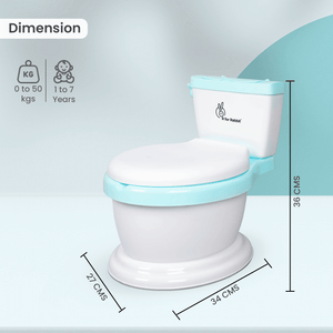 R for Rabbit Little GrownUp Potty Seat - White Green - Potty Training
