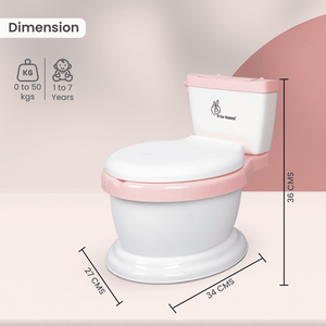 R for Rabbit Little GrownUp - White Pink - Potty Training