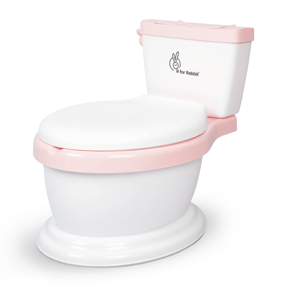 R for Rabbit Little GrownUp- White Pink - PLGUWP1