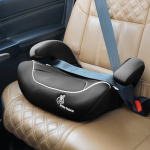 R for Rabbit Little Jack - Elite - Extra Comfortable Booster Seat - Black Grey - BOLJEBG1