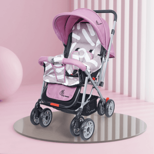 R for Rabbit Lollipop Lite Colorful Baby Stroller - Purple Grey - Baby Stroller & Prams