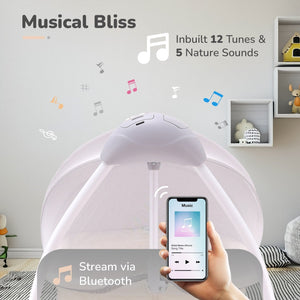 R for Rabbit Lullabies Baby Cradle - Cream - CDLBC01