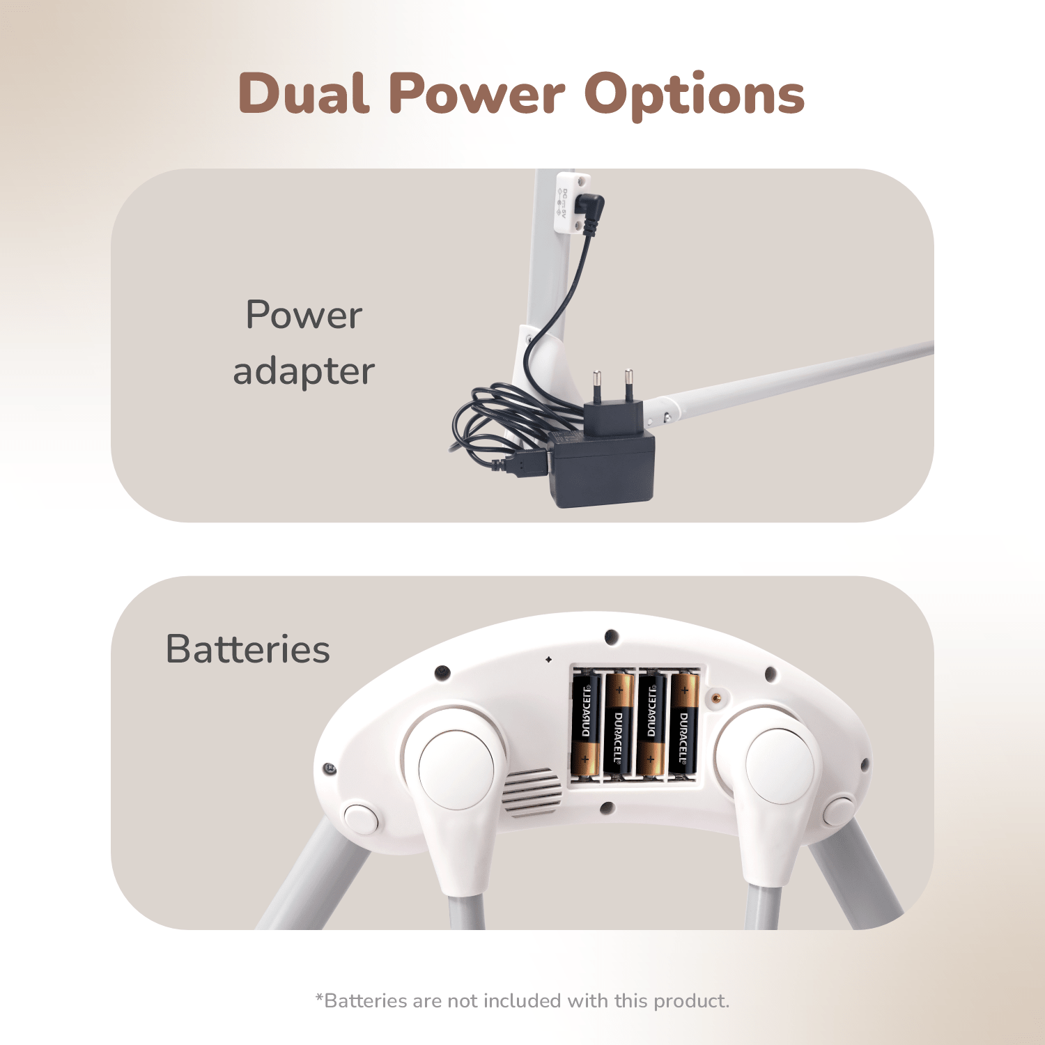 R for Rabbit lullabies Smart - Grey Cradle