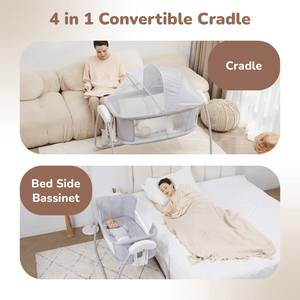 R for Rabbit lullabies Smart - Grey Cradle