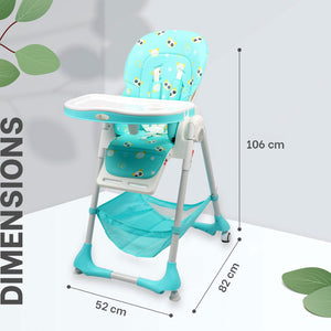 R for Rabbit Marshmallow Baby High Chair - Green - HCMMG01