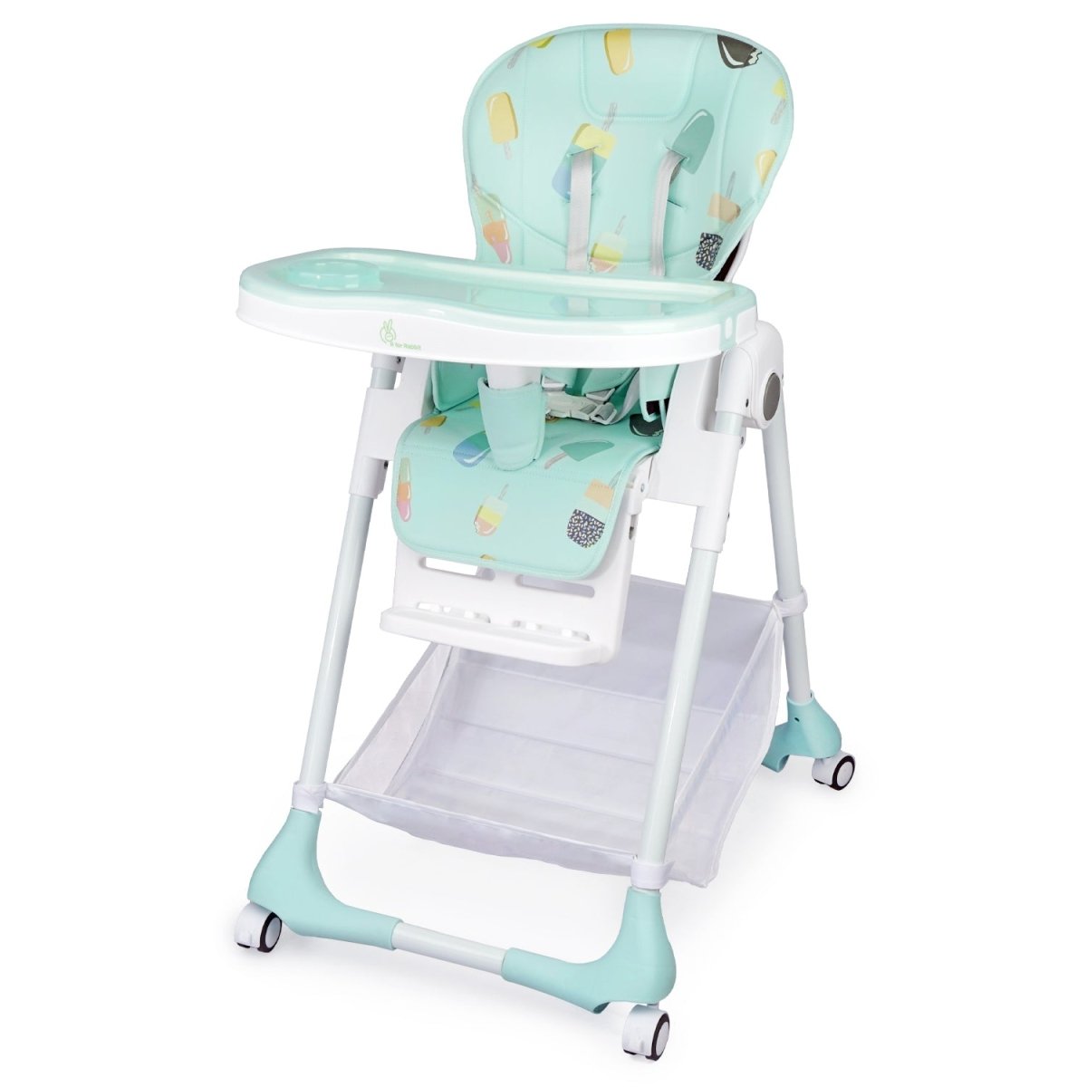 R for Rabbit Marshmallow High Chair- Candy Blue - HCMMCB1