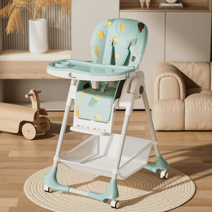 R for Rabbit Marshmallow High Chair - Candy Blue - Baby High Chair