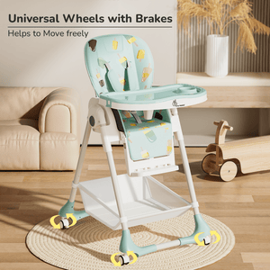 R for Rabbit Marshmallow High Chair - Candy Blue - Baby High Chair