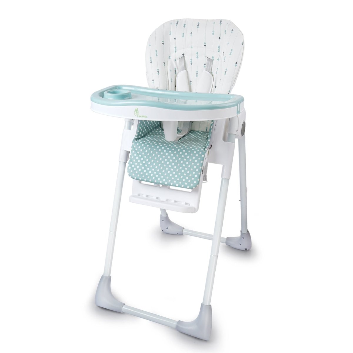 R for Rabbit Marshmallow Lite High Chair- Blue - HCMMLB2