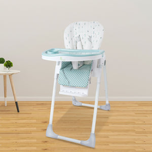 R for Rabbit Marshmallow Lite High Chair - Blue - HCMMLB2