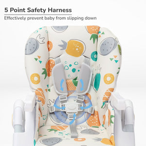 R for Rabbit Marshmallow Lite High chair - Yellow - HCMMLAP3