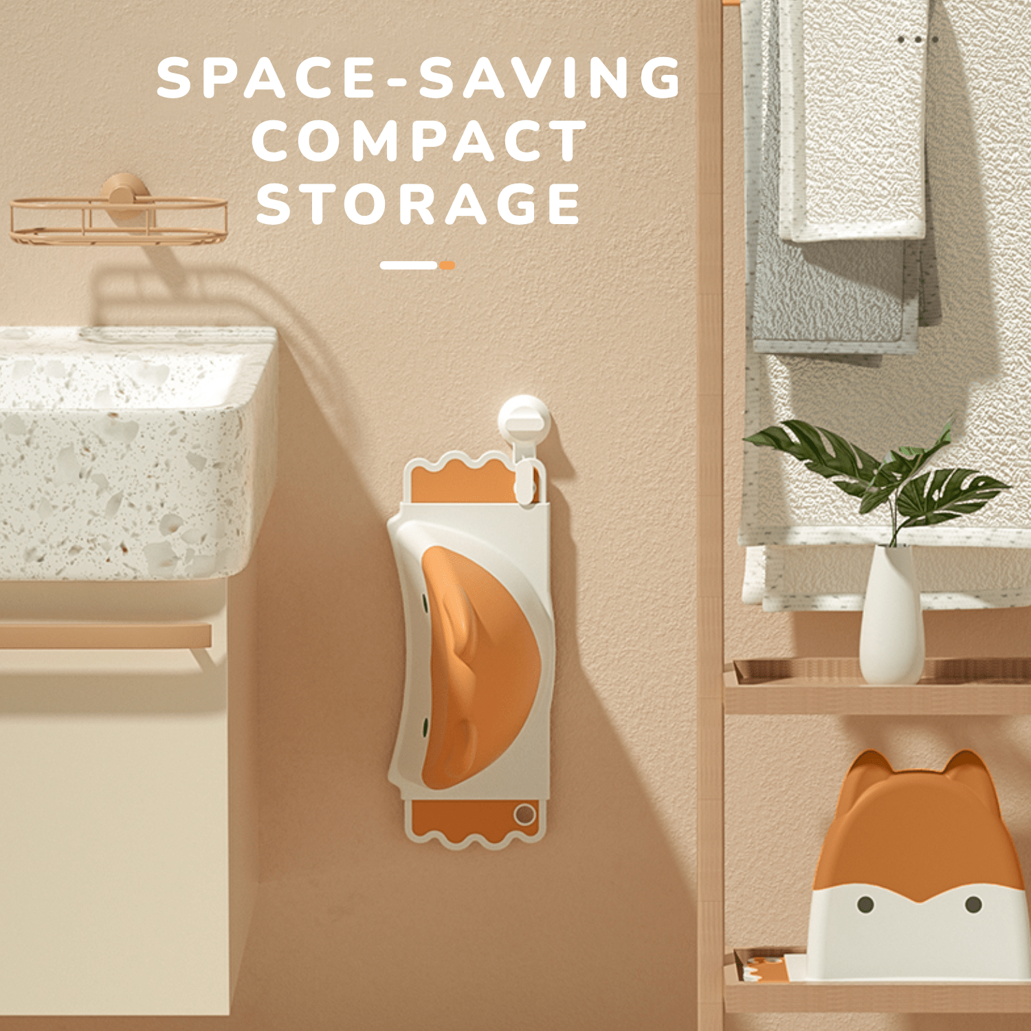 R for Rabbit Minimo fuzzy - Orange - 38 X 11 X 18.5 cm Potty Seat