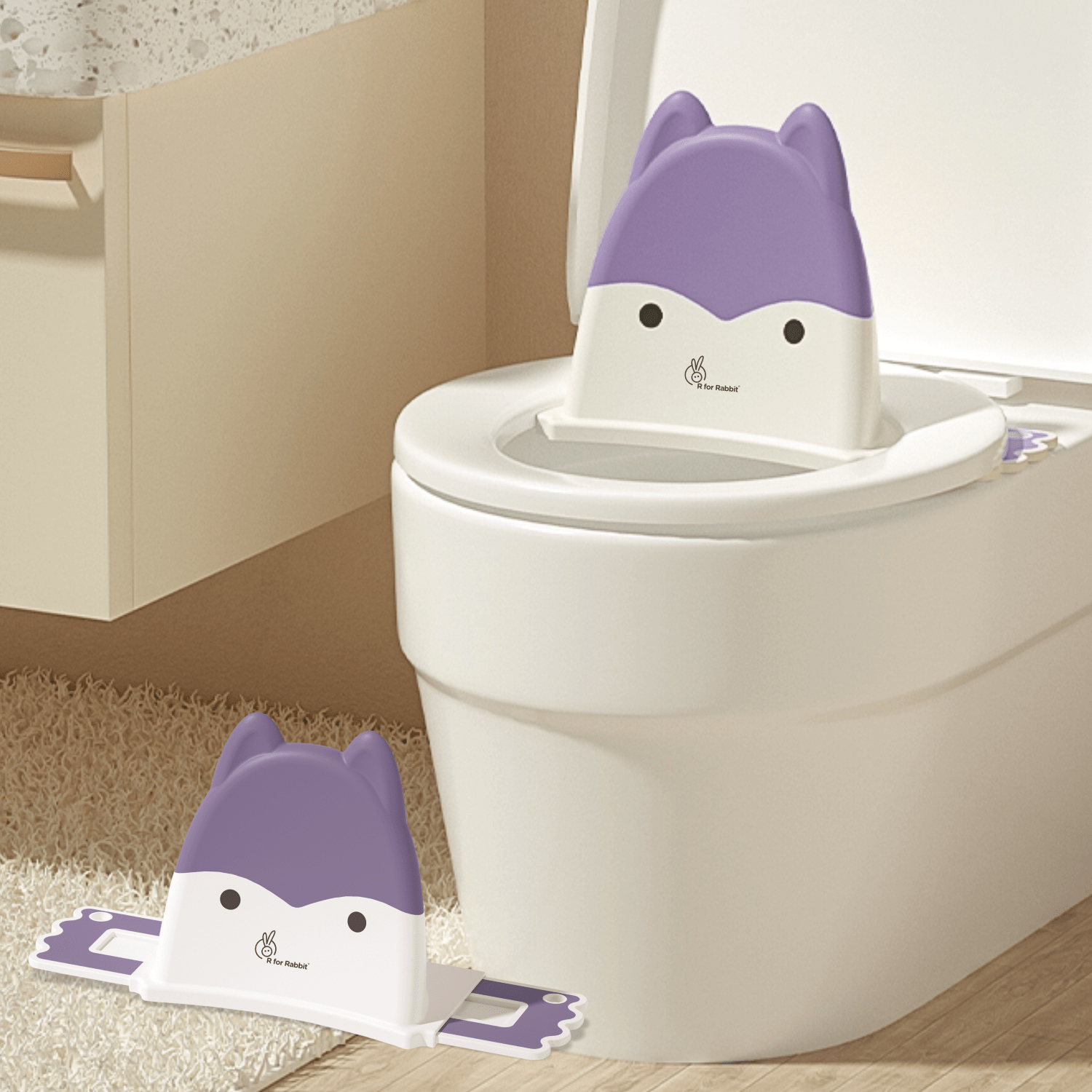 Purple Rampant Rabbit Inserted R for Rabbit Minimo fuzzy - Purple - PSMFPL03