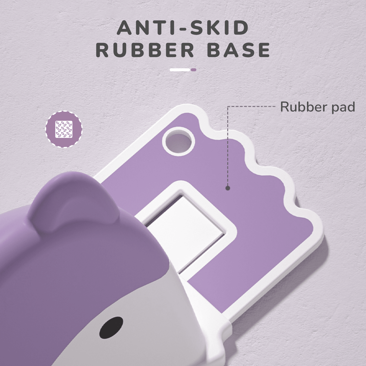 R for Rabbit Minimo fuzzy - Purple - 38 X 11 X 18.5 cm Potty Seat