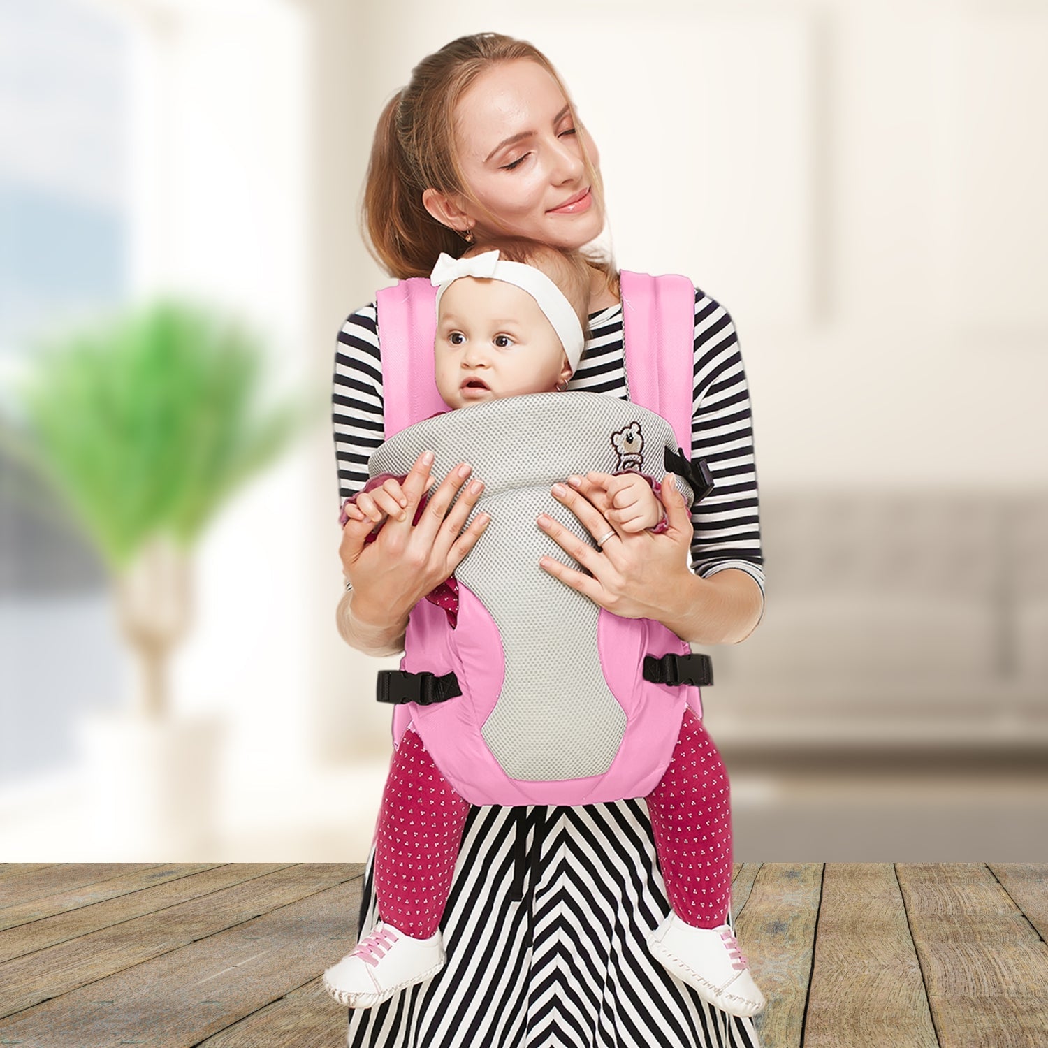 R for Rabbit New Cuddle Snuggle - Pink - BCCSPG2