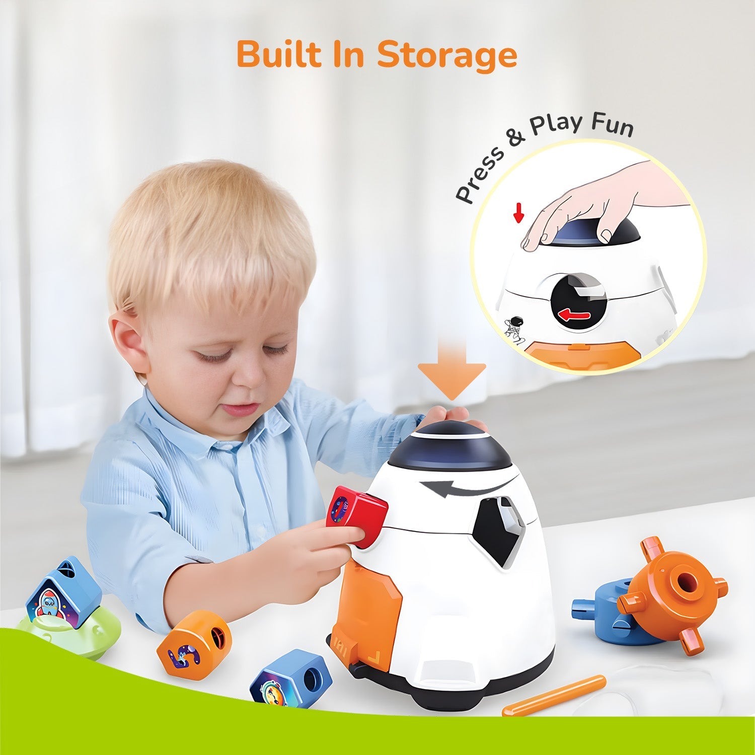 R for Rabbit Orapple Astro - Small Learning and Educational Toys