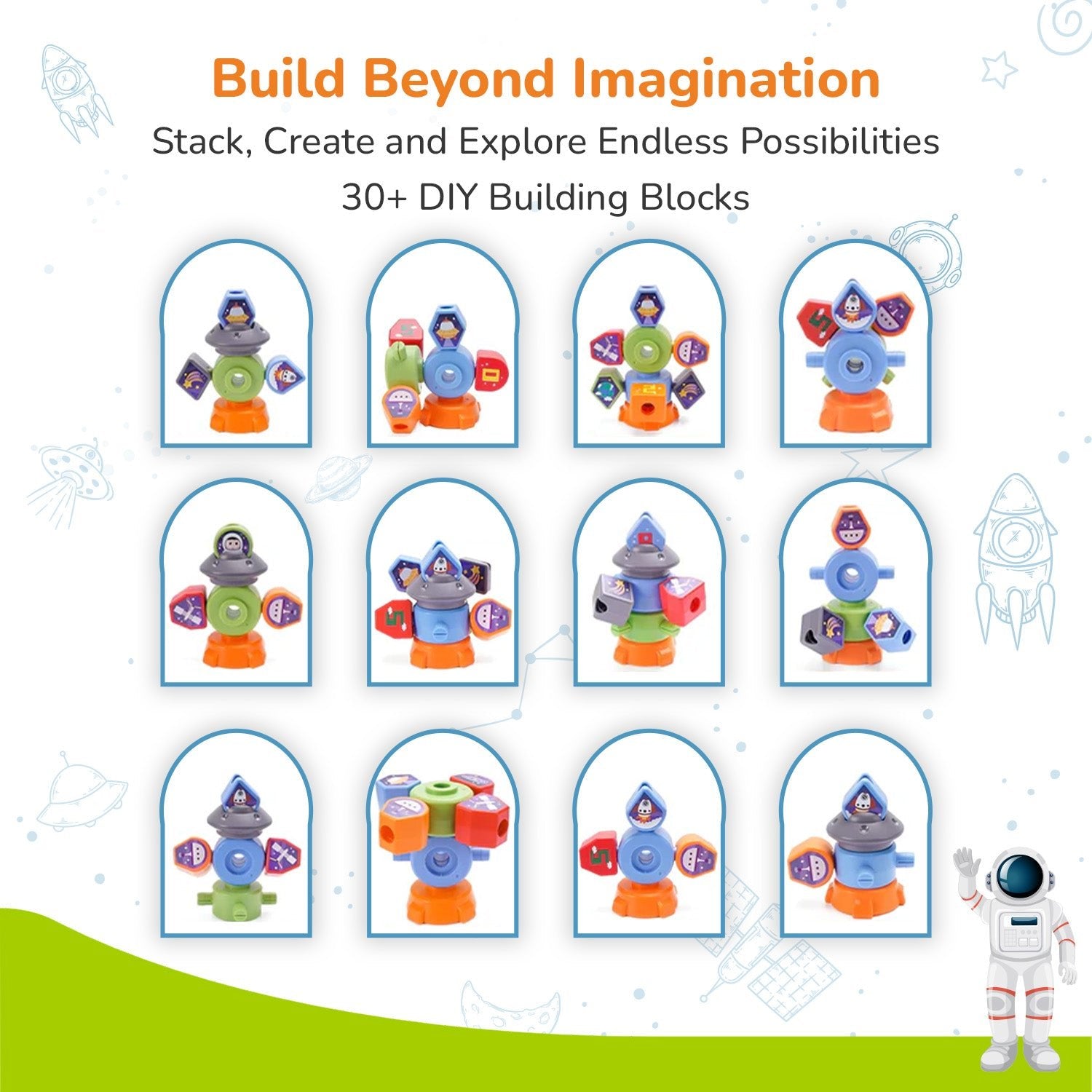 R for Rabbit Orapple Astro - Small Learning and Educational Toys