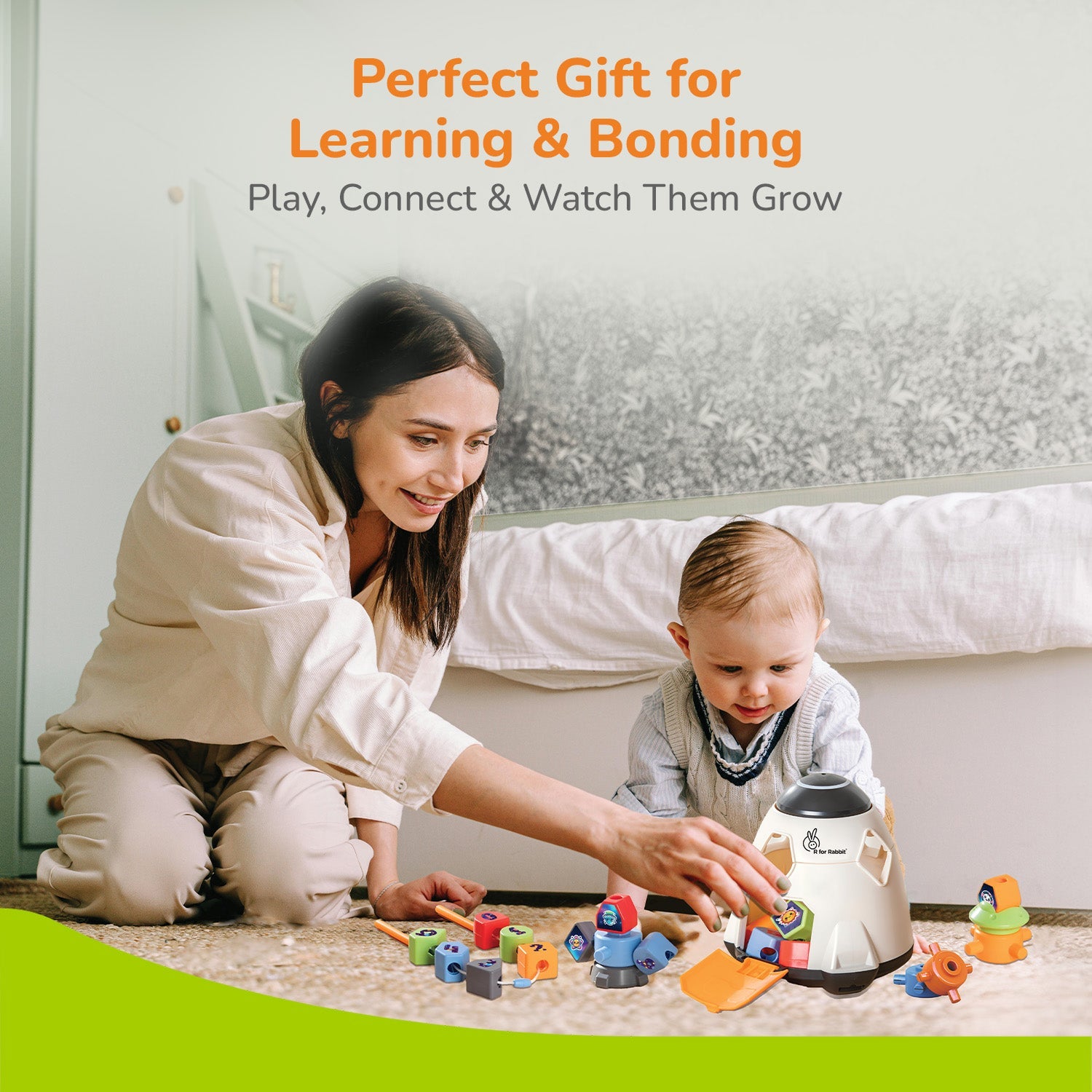 R for Rabbit Orapple Astro - Small Learning and Educational Toys