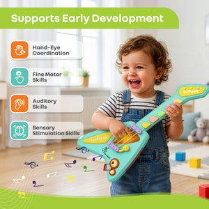 R for Rabbit Orapple Funtunes Musical Guitar Toy (12+ Months) - Musical Toys
